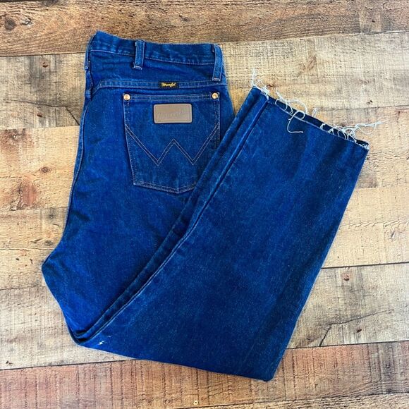 Wrangler Men's Jeans 40 x 26 Raw Hem 5 Pocket Western Everyday - Picture 4 of 6